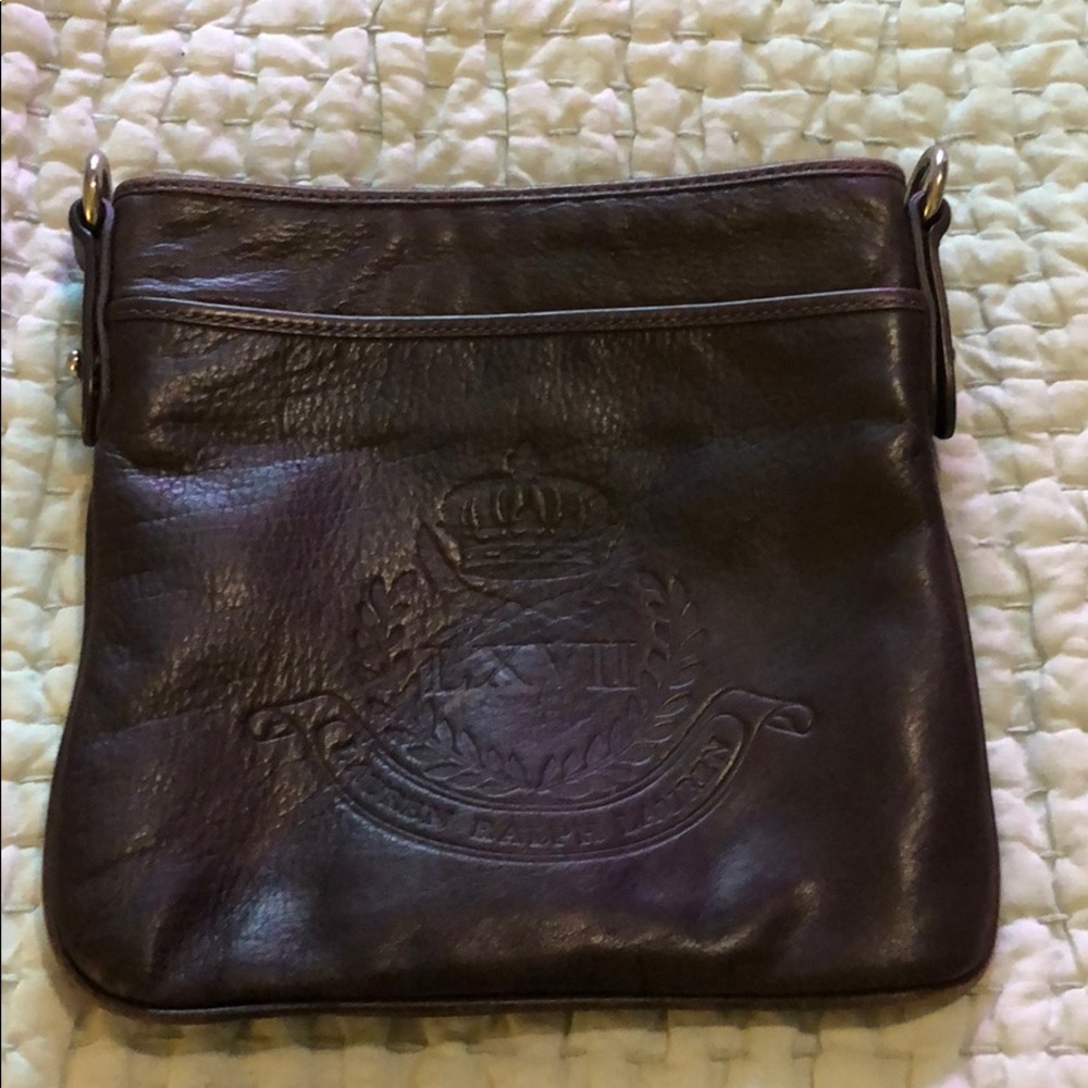 Lauren Ralph Lauren Brown Leather Purse
